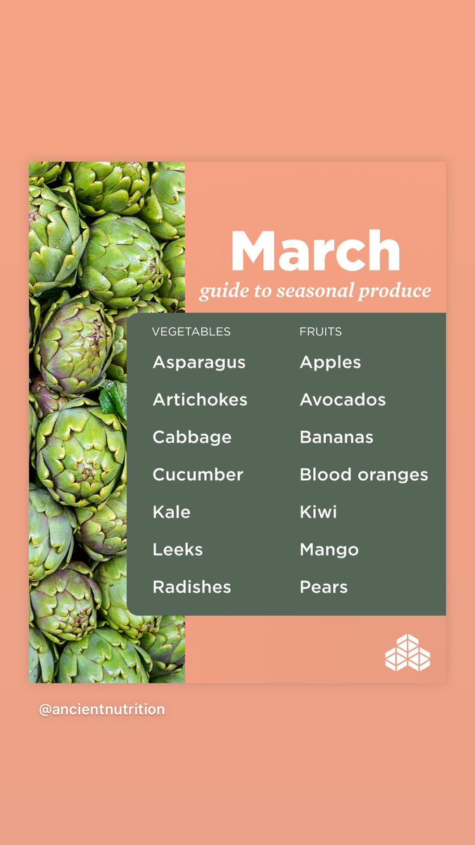 From <a href="/ancientnutr/">Ancient Nutrition</a> 

#marchharvest #fruits #vegestables #crops #nutrition