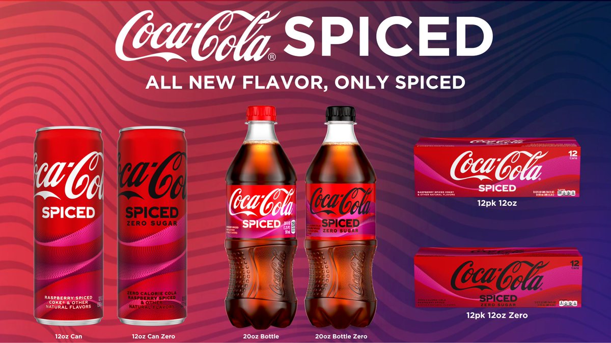 AtlanticCoke's tweet image. All new flavor, only Spiced! Try the all new Spiced flavor in any package you want!

#Spiced #CocaCola #OnlySpiced