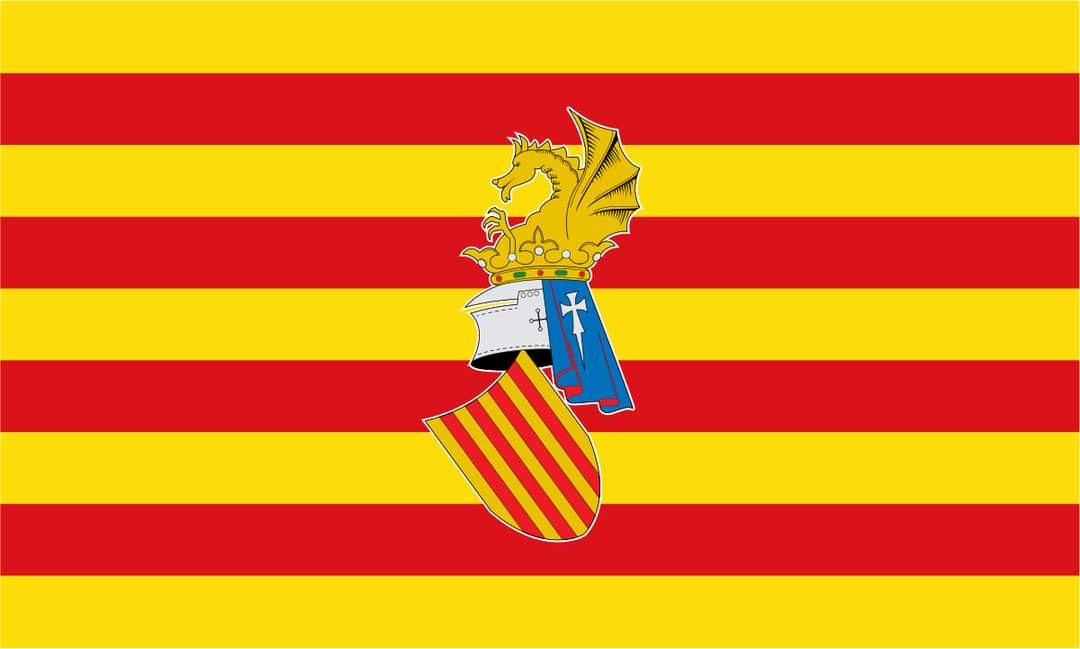 Jordivll's tweet photo. Està és l'autèntica senyera del PAÍS VALENCIÀ i com a himne LA MUIXERANGA . 
I a qui no li agrade, que es rasque . https://t.co/ytRHZ5jKd4