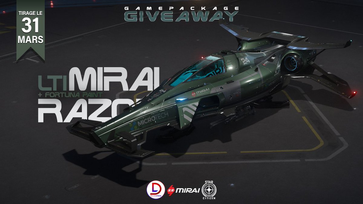 DealoC's tweet photo. Pour célébrer la ST. PATRICK ... NOUVEAU #GIVEAWAY en partenariat avec @RobertsSpaceInd ! 

🎁 Gagne ton GAMEPACKAGE MIRAI RAZOR LTI + la peinture FORTUNA
📆 TAS le DIMANCHE 31 MARS 2024 à 19h

Pour participer c'est ici ➡️https://t.co/h9YNnSpF2I

Let's gooo 🍀🤞 https://t.co/OZqF1UOVMs