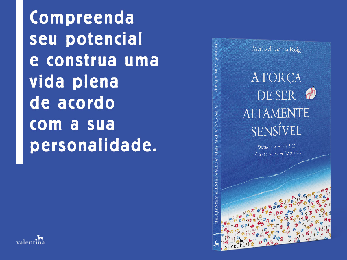 Segundo a autora, 70% das PAS são introvertidas. A boa notícia é que cem por cento delas também costumam ser muito criativas, e uma vez conhecendo e entendendo como funciona o seu “maquinário”, a alta sensibilidade pode ser, na verdade, uma grande aliada. amazon.com.br/For%C3%A7a-ser…