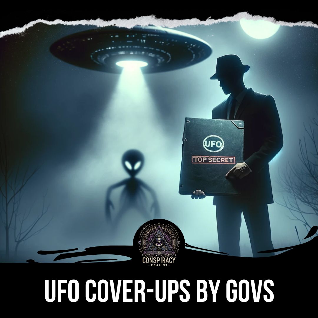 Are governments concealing the truth about UFOs and alien life? Dive into the conspiracy theory that suggests a cosmic cover-up. #UFOs #AlienConspiracy #ConspiracyRealist