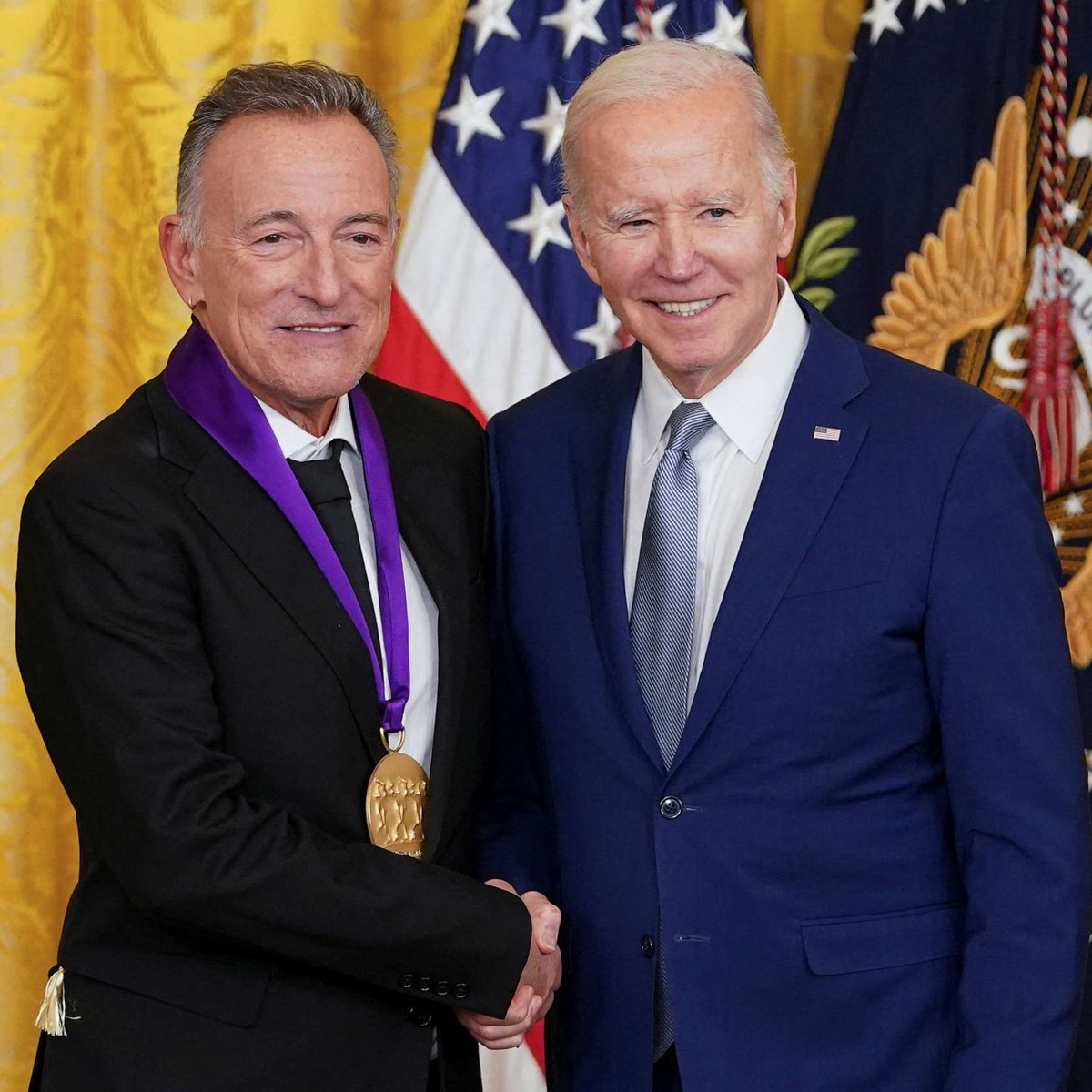 "Some people are born to run."

President Biden told Bruce Springsteen, before he announced his reelection bid.