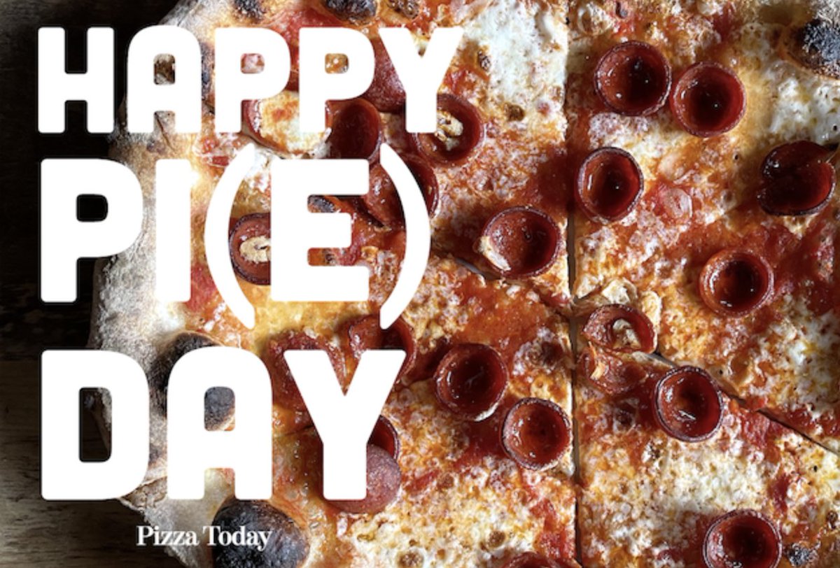 Happy Pi Day! 🥧 Today, we're celebrating our favorite kind of pie – pizza! 🍕✨
