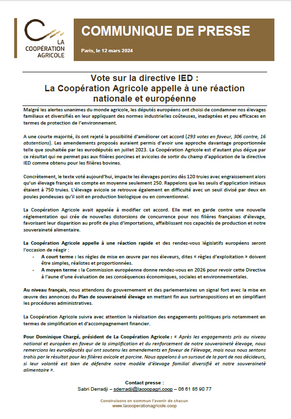 La Coopération Agricole tweet media