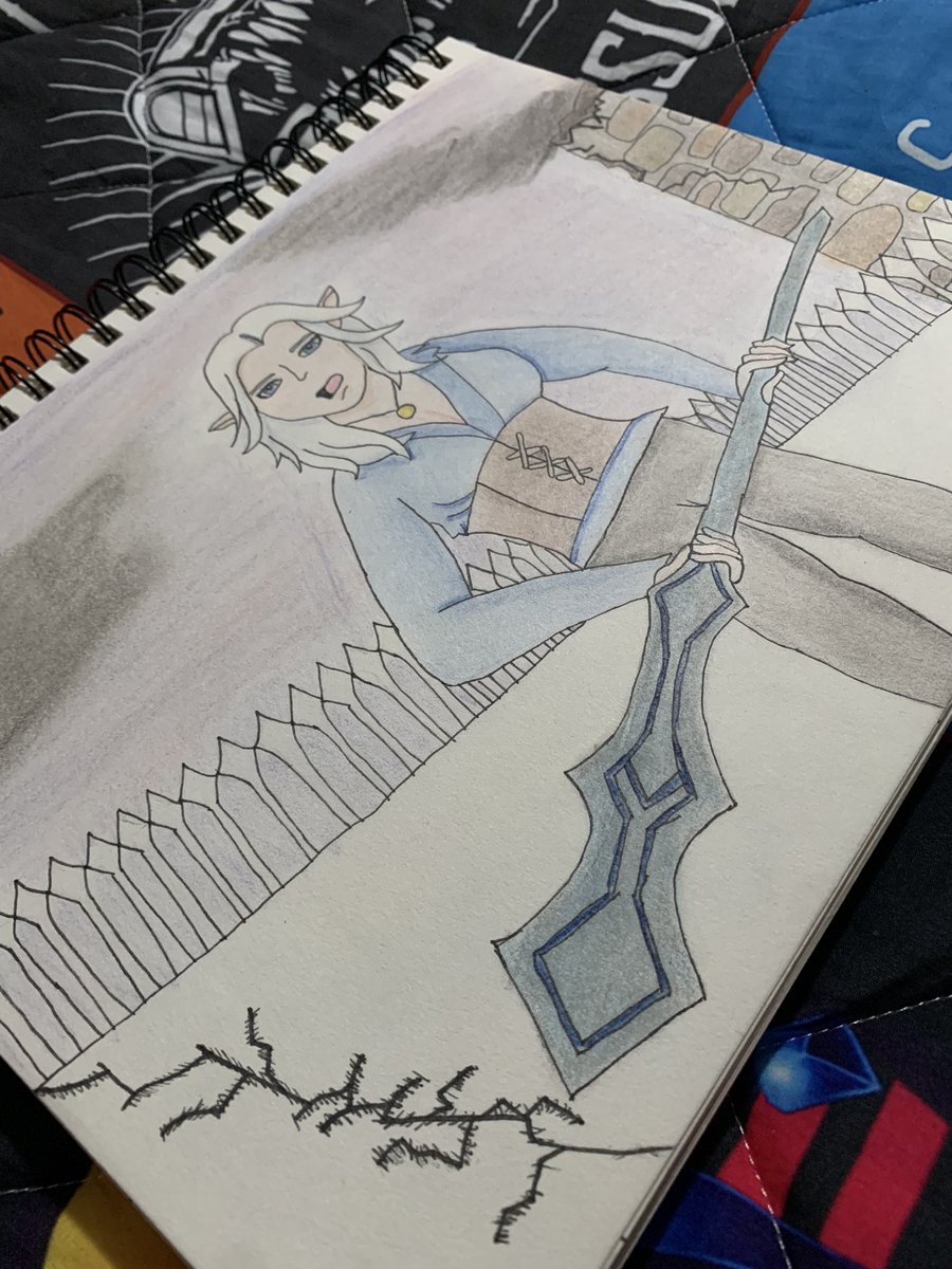 Bri1999_'s tweet photo. “Can I not have more than FOUR years of peace?!! My life was finally getting good and some JERK has to ruin it?!”
Drew my #DNDOC Nami! A High Elf Wizard! 
.
.
#DungeonsAndDragons #DndCharacter #Wizard #SmallArtist #ArtistOnTwitter #DND https://t.co/whIgANM3YC