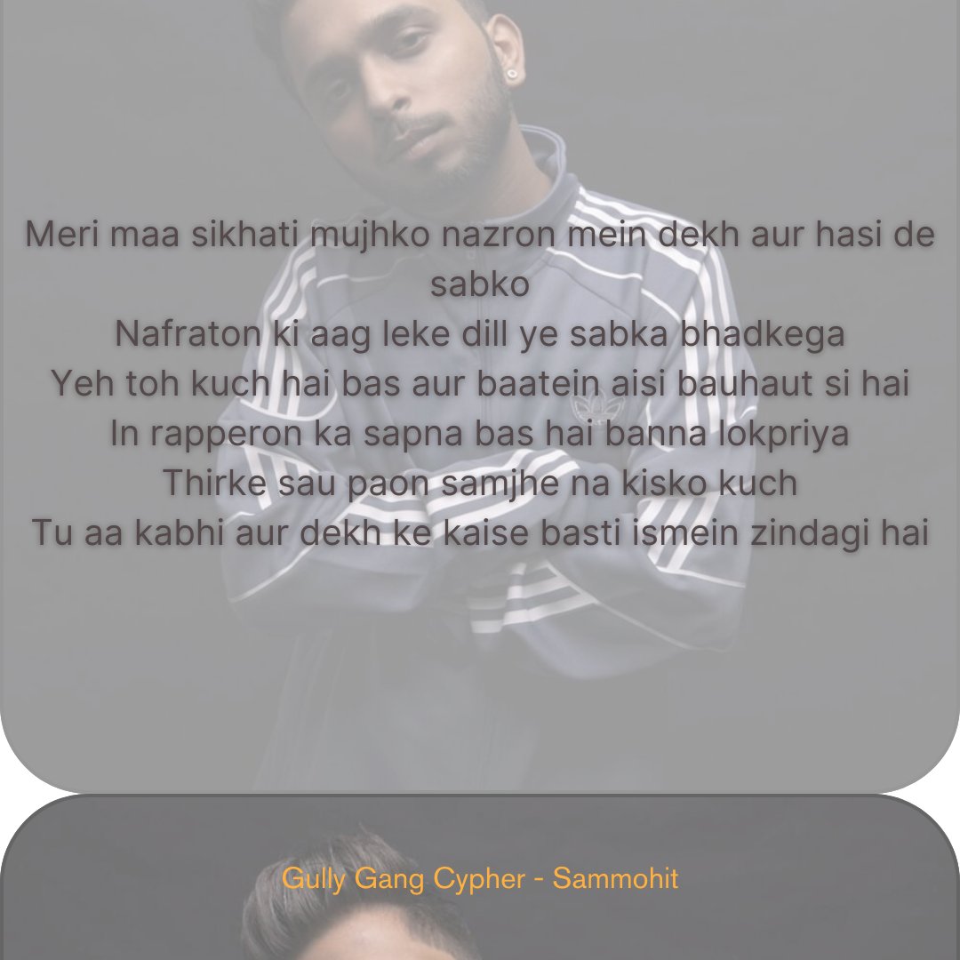 wearestring_'s tweet photo. Verse-o-week: @Sammohit_mein in Gully Gang Cypher
#hiphop #string https://t.co/9aPJhWqP7N