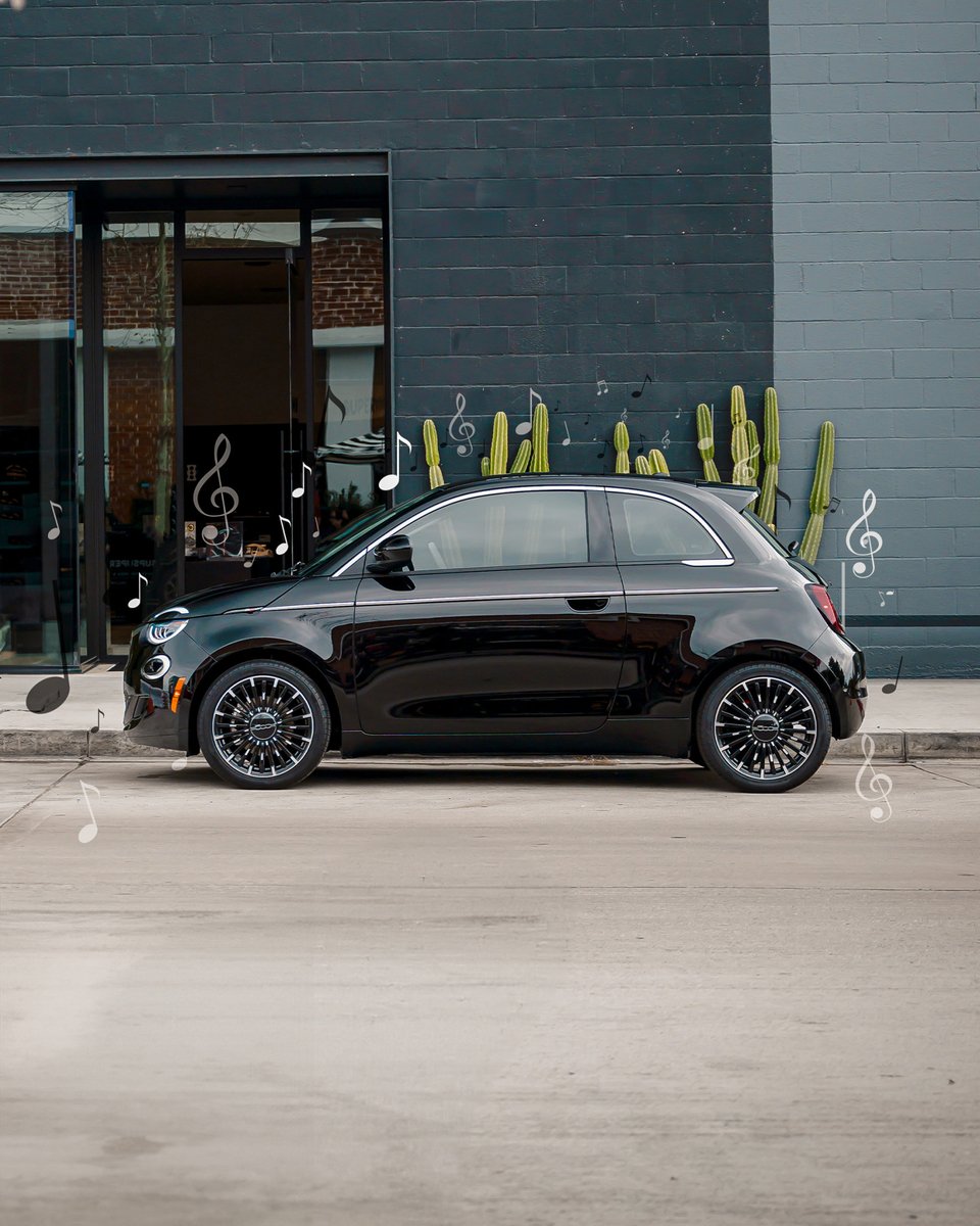 Turn it up with the JBL® Audio System in the FIAT 500e "𝘐𝘯𝘴𝘱𝘪𝘳𝘦𝘥 𝘉𝘺 𝘔𝘶𝘴𝘪𝘤". 🎶

Get a closer look: fiatusa.com/500e.html#insp… 

Preproduction model shown. Actual production model may vary. Coming Summer 2024.