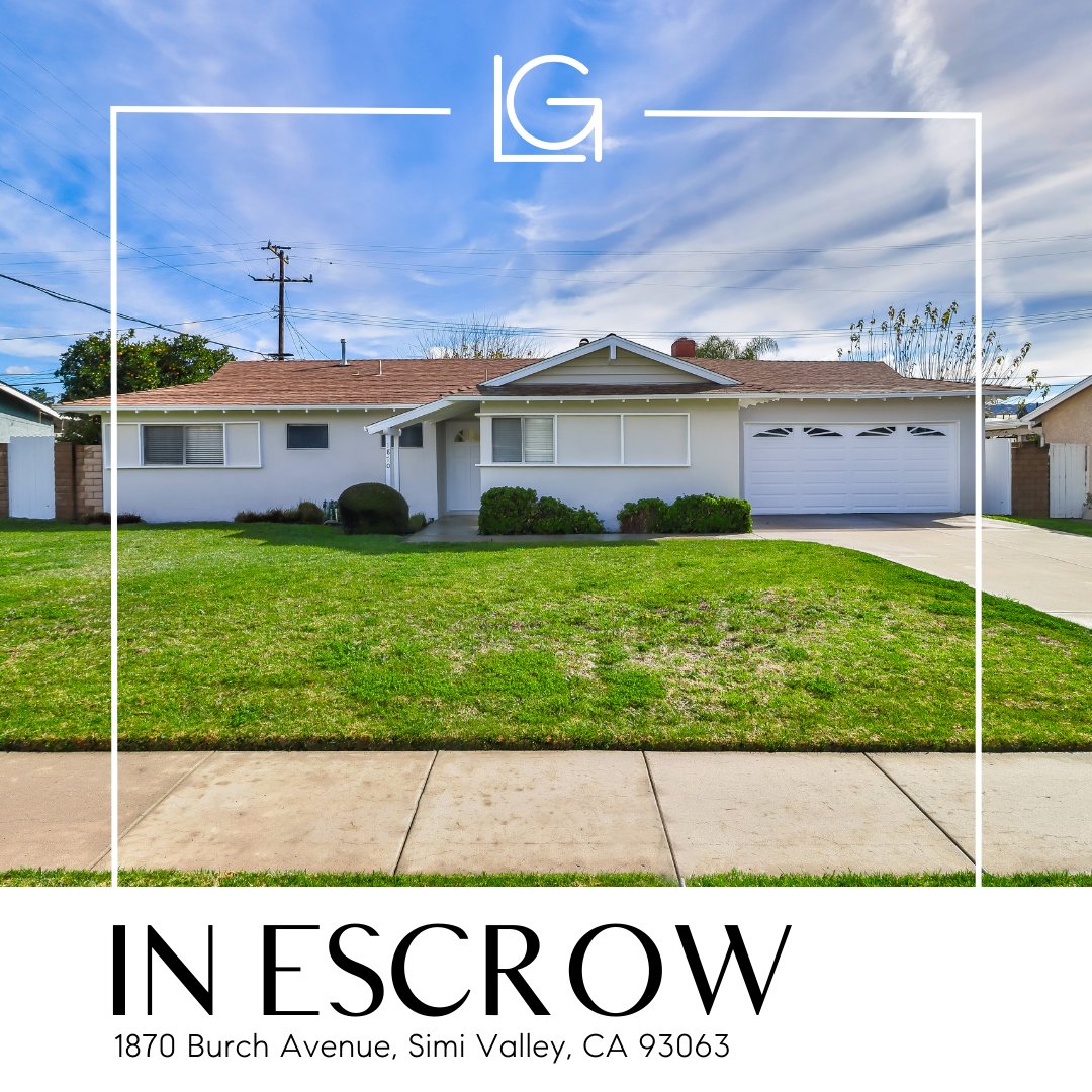 lydiagable's tweet photo. 💫 IN ESCROW! 💫
1870 Burch Avenue
Simi Valley, CA 93063
A stunning property in the heart of Simi Valley, CA is now IN ESCROW! 🎉
Check out our home valuation tool to see how much you can sell your home🛠
https://t.co/PBUBbMx6RS
#undercontract #inescrow #simivalleyrealtor https://t.co/mtGvGxW3rn