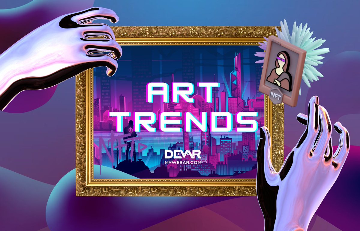 Explore the future of art with us! Our article in blog dives into AI and immersive tech trends that are transforming the art world - mywebar.com/blog/art-trend… AR is not just changing how we see art; it's inviting us to be a part of it. #ArtTech #mywebar