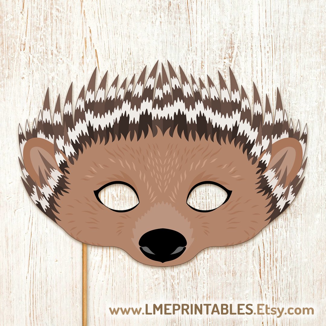 lmeprintables's tweet photo. Crested Porcupine Mask Printable Halloween Costume Hedgehog Ash Paper Animal Sewer Hamster Party Sing Punk Rodent Carnival Otter Kids Adults https://t.co/9njSerSDj2 via @Etsy #crestedporcupinemask #porcupinemask #hedgehogmask #forestanimalsparty #woodlandanimalsparty #masksforkid https://t.co/DQbGsgh1RC