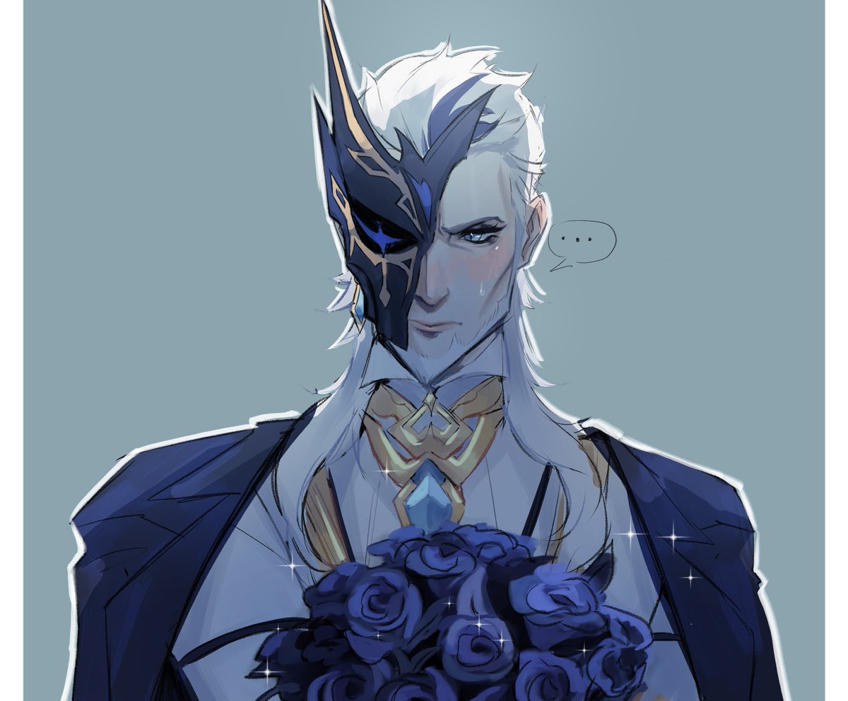 Shy pierro for white day (I RUSHED IT I FORGOT WHAT DAY IT IS)

#GenshinImpact  #whiteday2024 #pierro