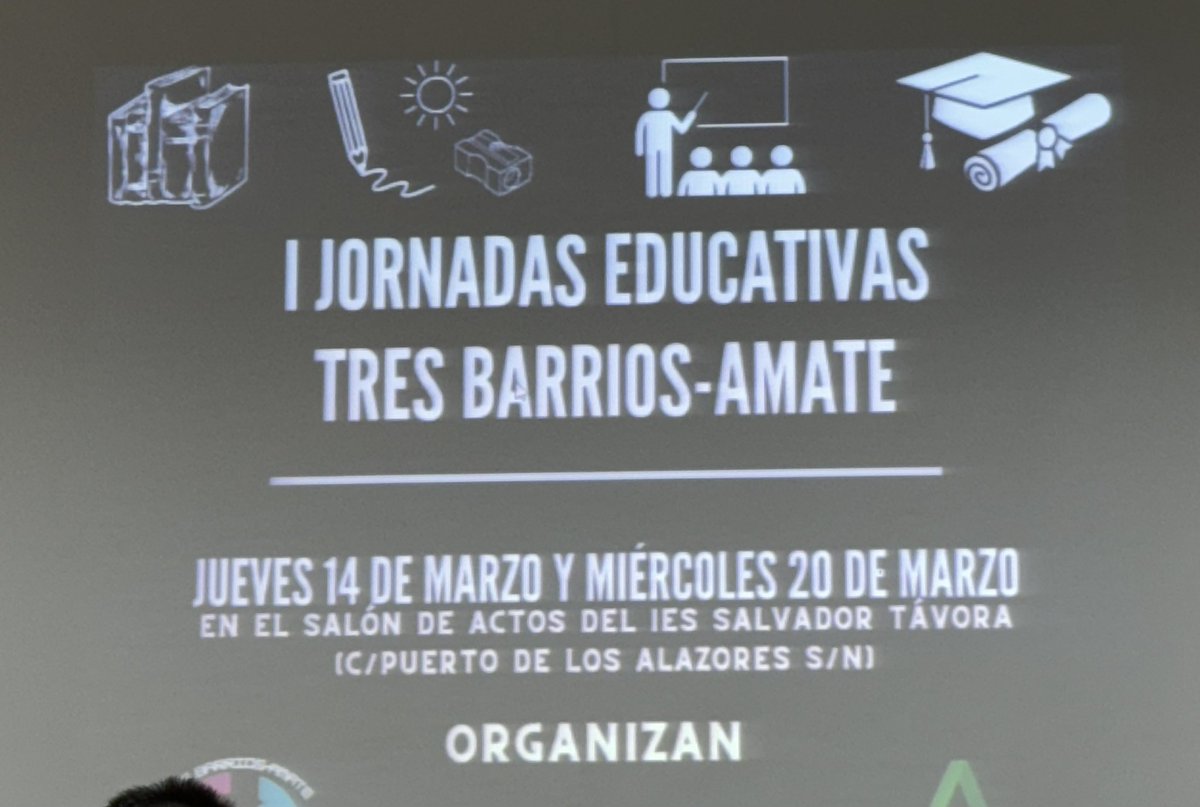 Tarde de formación de todo el profesorado del centro en las I jornadas de educativas de zona Tres Barrios-Amate. 
Vientos de cambio muy necesarios. <a href="/AESCANDELARIA/">A.E.S CANDELARIA</a> <a href="/CEPSevilla/">CEP de Sevilla.</a>  #ceiplacandelaria #cepsevilla #tresbarriosamate