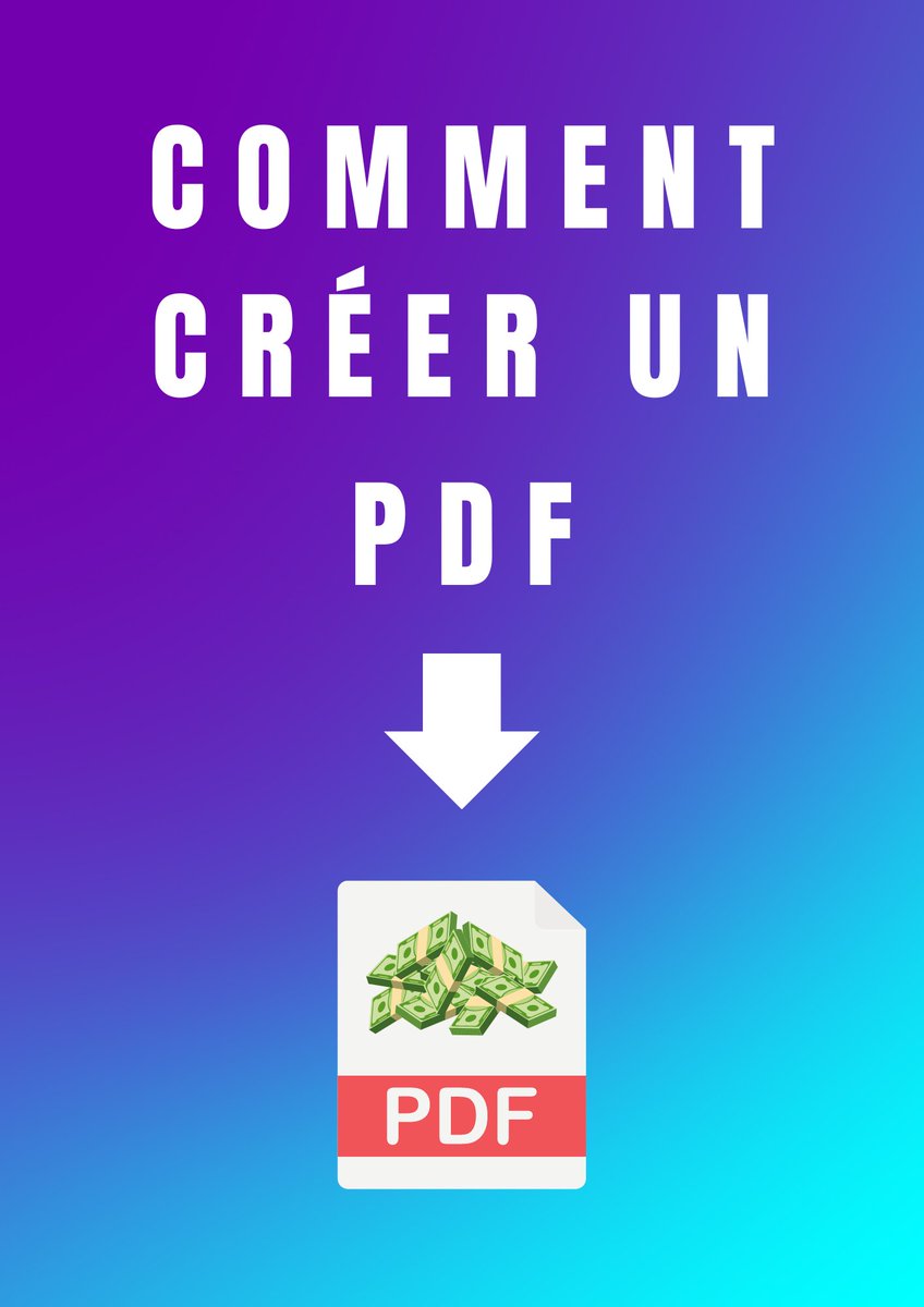 Bonnediere's tweet photo. Tu veux apprendre à créer facilement un PDF que tu pourras vendre ? 🚀

Voici un guide gratuit pour te montrer comment faire : trouver le sujet, créer le contenu, stratégie.
Je te dis tout.

Si tu le veux ?

- Like ❤
- Retweet 🔄
- Follow 👤
- Commente "PDF" 🤑 https://t.co/wMcVSsNVLT