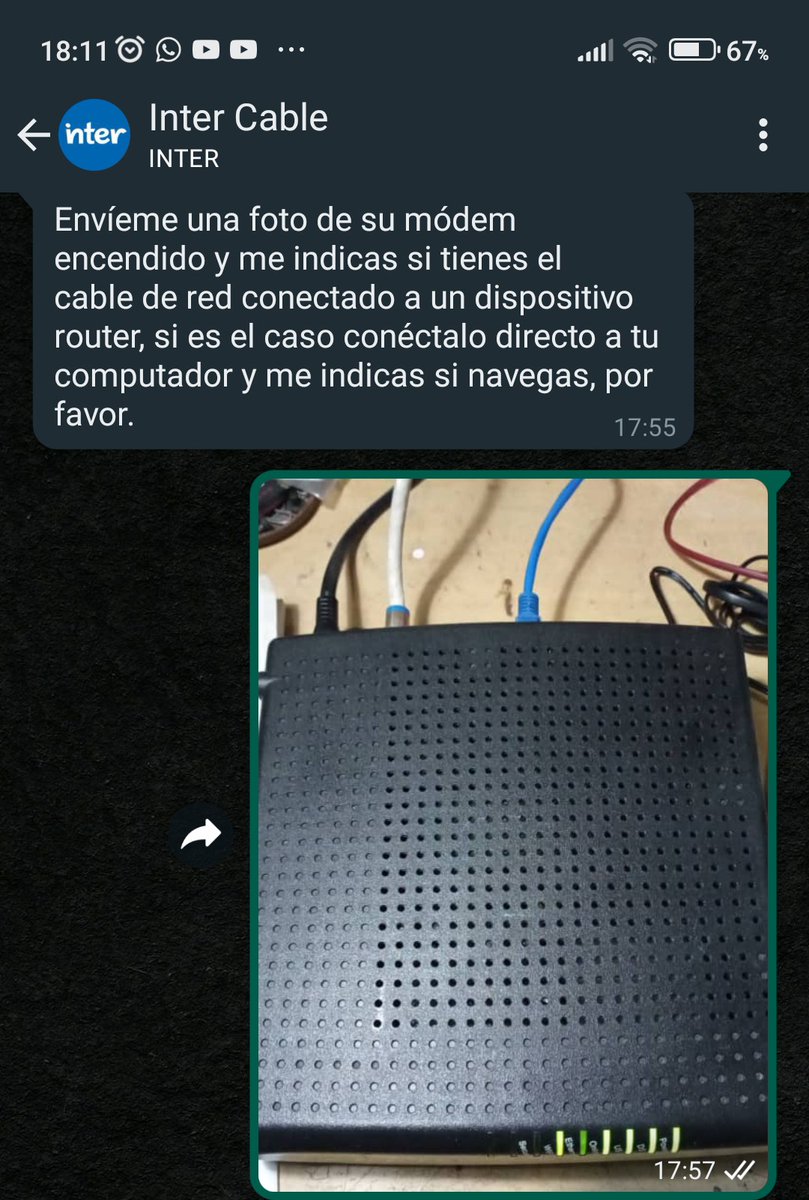 acido100x100's tweet image. Imágenes del trato qué me dispensaron ayer en @InterCliente @TuMundoInter reportando una falla INTERMITENTE en Internet de navegar a lento a no navegar desde Octubre 2023
Vean los tiempos de respuesta para después colgarme
#NomeINTEResa
2500015851
#InterCliente