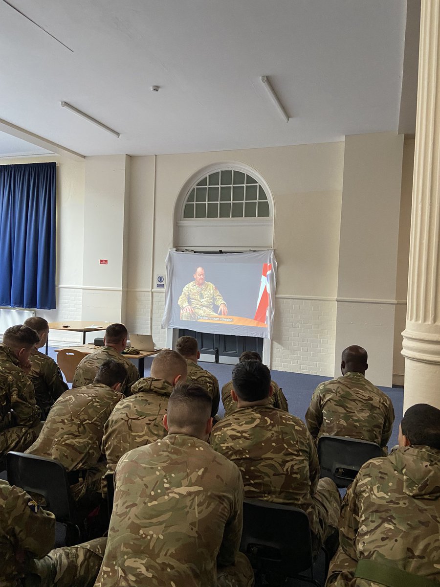 Having been on exercise for the last few months the company used yesterday to catch up on #Opteamwork 24. After a series of presentations we broke down into groups to discuss behaviours and how we can all build our team to win wars on land! @ASengaged @The_SCOTS @ArmyinScotland