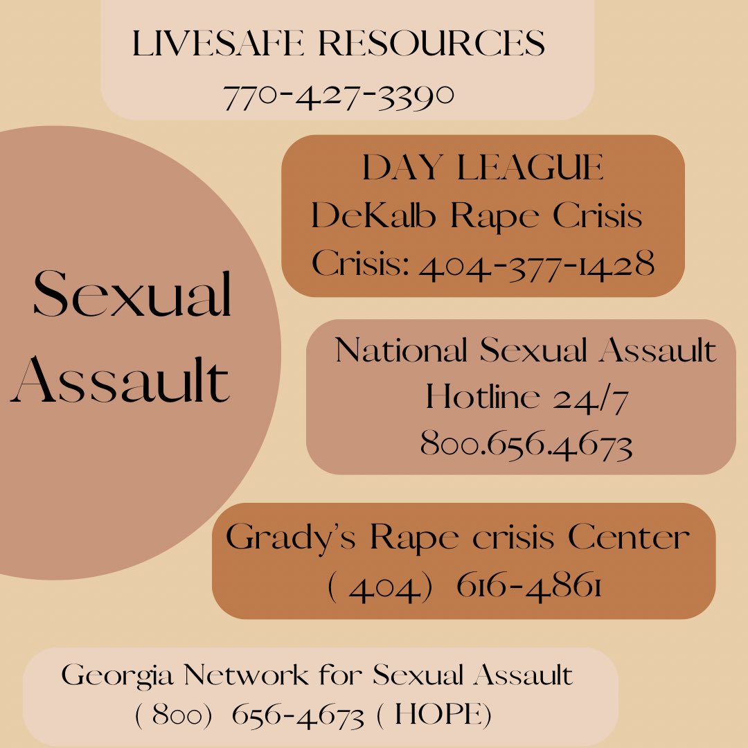 SpelmanTitleIX's tweet photo. You are never alone. Check out these hotlines if you need support. https://t.co/TUkJQdQl7A