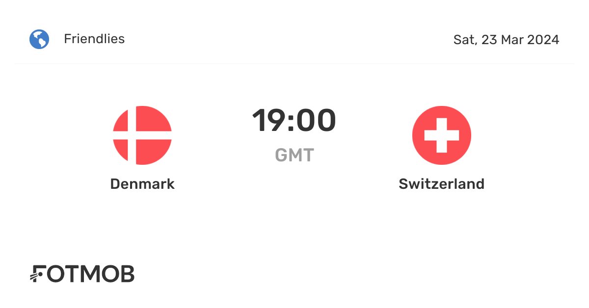 seriealive's tweet photo. How to Watch Switzerland vs Denmark Online Stream HD.

Denmark vs Switzerland on the 23 March 2024.

#SFV #ForDanmark #EnDelAfNogetStørre #DBU #Switzerland #Denmark #SwitzerlandvsDenmark #DenmarkSwitzerland #football #InternationalFriendly https://t.co/rML08am3bx