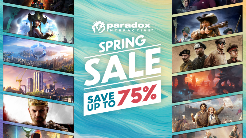 Spring sun is optional with good enough games to play. 🌥️Check out the Paradox Spring Sale for some games to play over, and over and over again! store.steampowered.com/publisher/para…