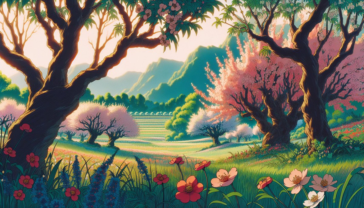 Ghibli like Landscape. #AI #AIArt #AIcommunity