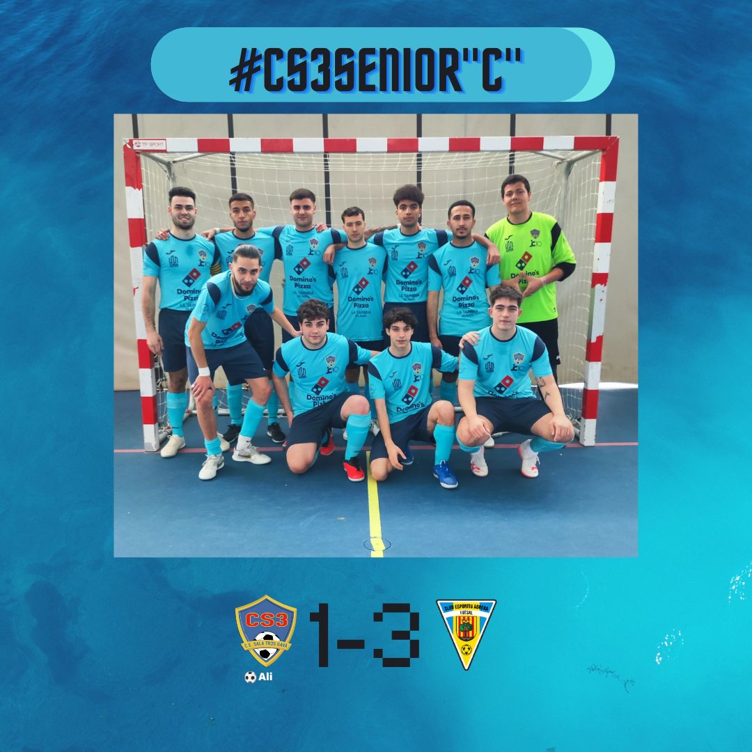 🔵#CS3𝐒𝐞𝐧𝐢𝐨𝐫"𝐂"

➡️Nuestro 𝐒𝐞𝐧𝐢𝐨𝐫"𝐂" pierde en casa en un mal partido.

#UNIVERSCS3 #CS3 #SalaTr3sGava