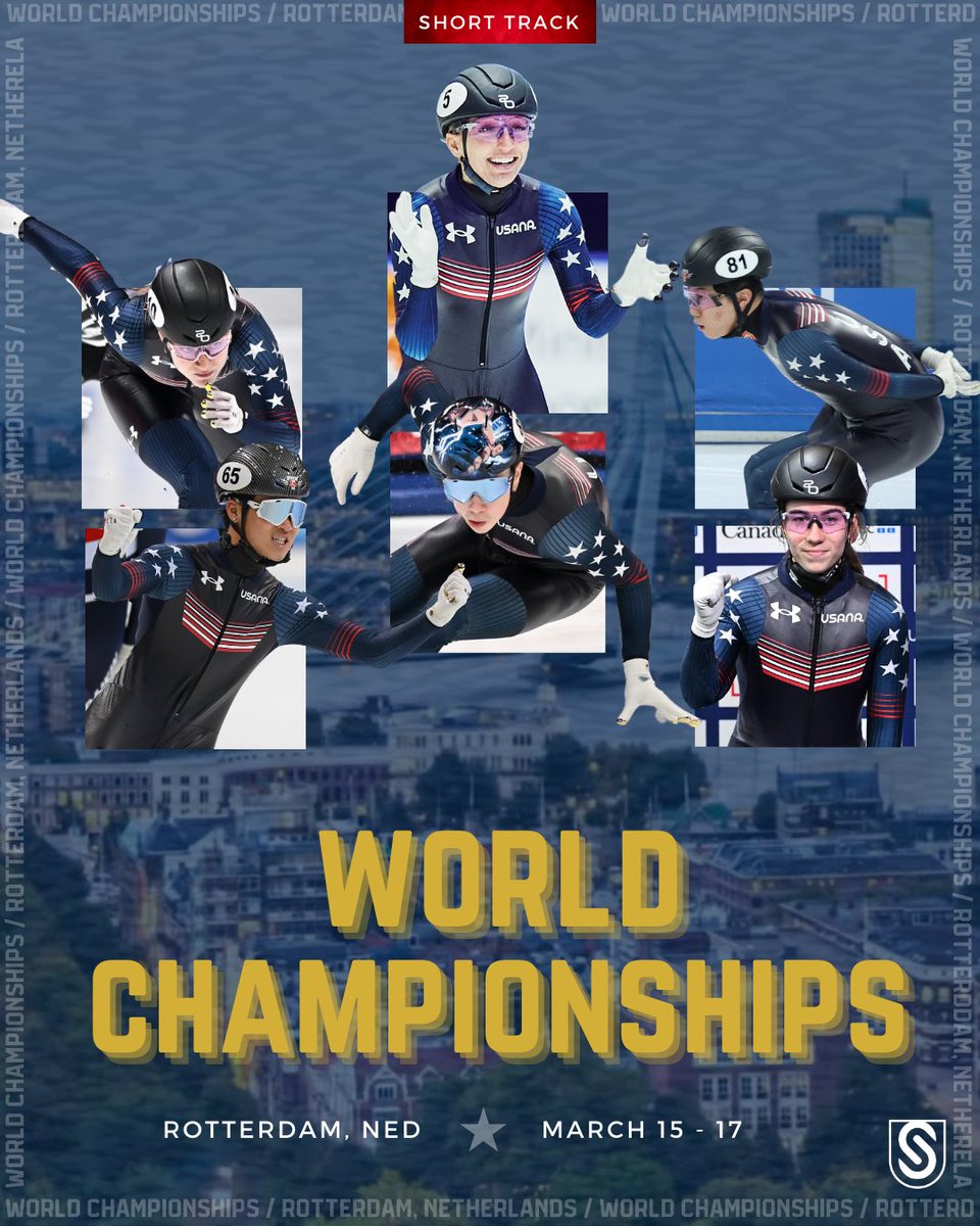 USSpeedskating's tweet photo. It’s time. World Championships begin tomorrow, are you ready? 🔥🙌 https://t.co/WCuG4jdZJD