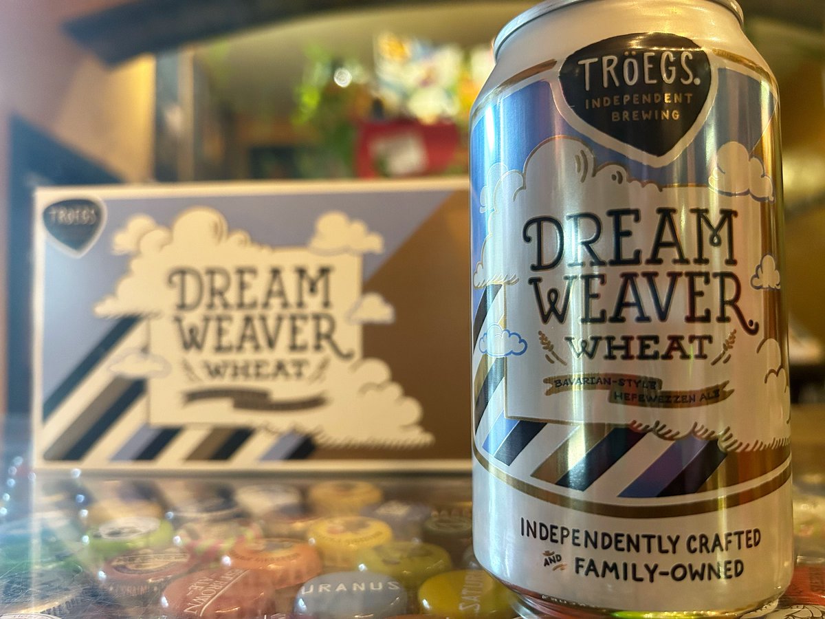 barrelhousetap's tweet image. Now available here in cans, @TroegsBeer Dream Weaver Wheat!! #beer #craftbeer #wheatale #dayton #thebarrelhouse #daytonlovesbeer