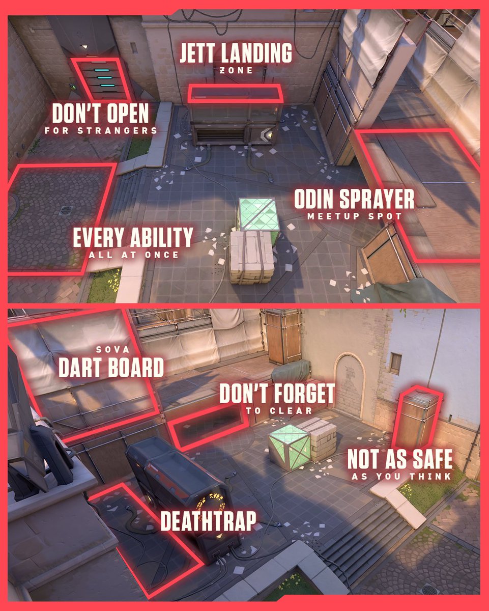 VALORANT's tweet image. where you setting up?