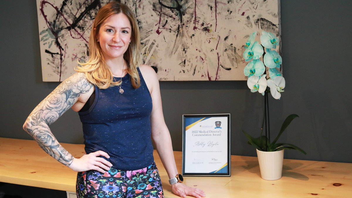 Paramedic Ashley Bigelow is using her ovarian cancer diagnosis to motivate others.

Be part of Team Biggs for the Run for Ovarian Cancer:

📅May 12 at 9 a.m.
📍Atlas Tube Recreation Centre, Lakeshore

Learn more:
bit.ly/3TAJZCShttps:/…