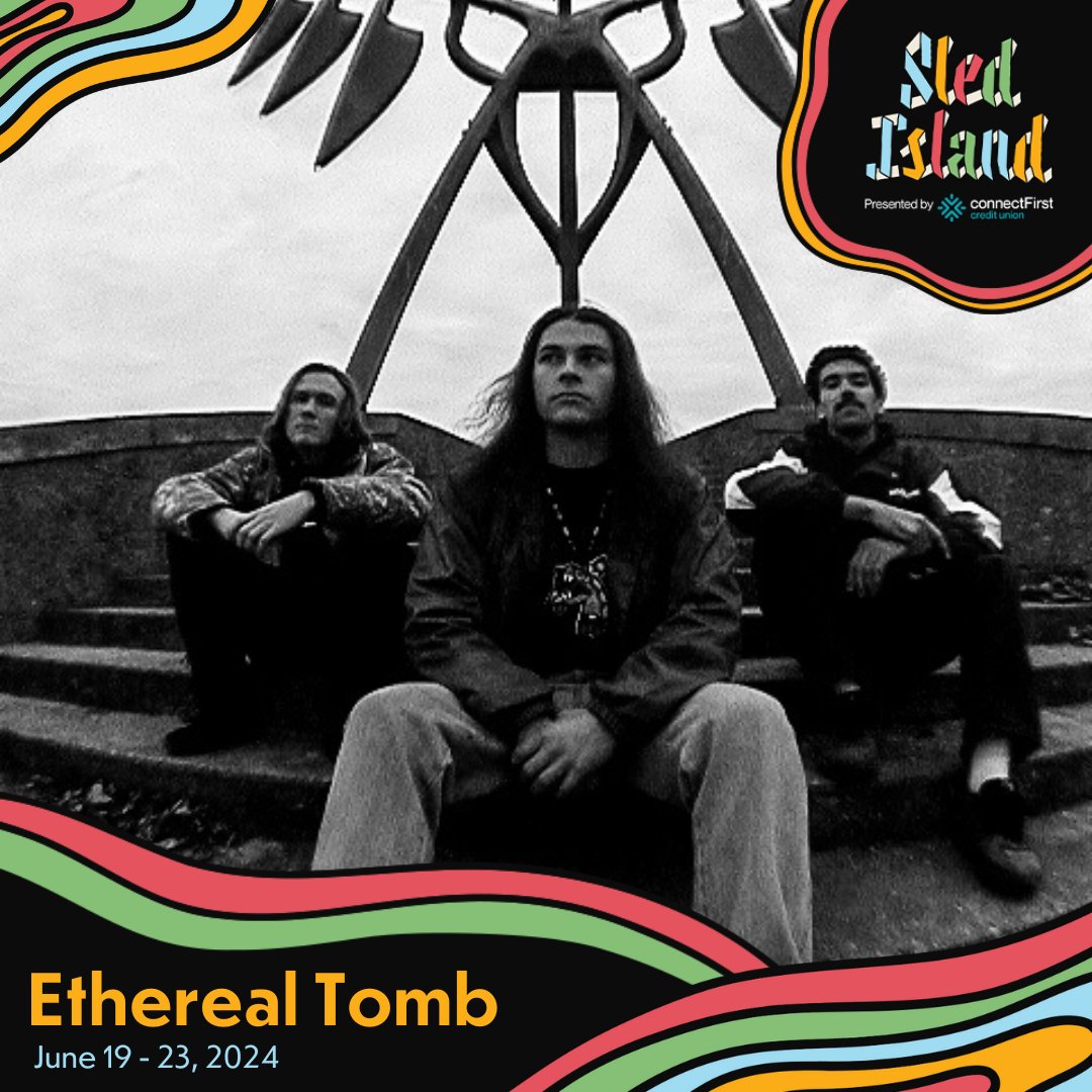 Doom trio Ethereal Tomb blazes a trail through Toronto's metal scene, inciting mosh pits from coast to coast. Catch Ethereal Tomb for #NationalIndigenousPeoplesDay on Friday, June 21 as part of the Moments Fest Showcase at the @Ship_and_Anchor. Visit SledIsland.com.