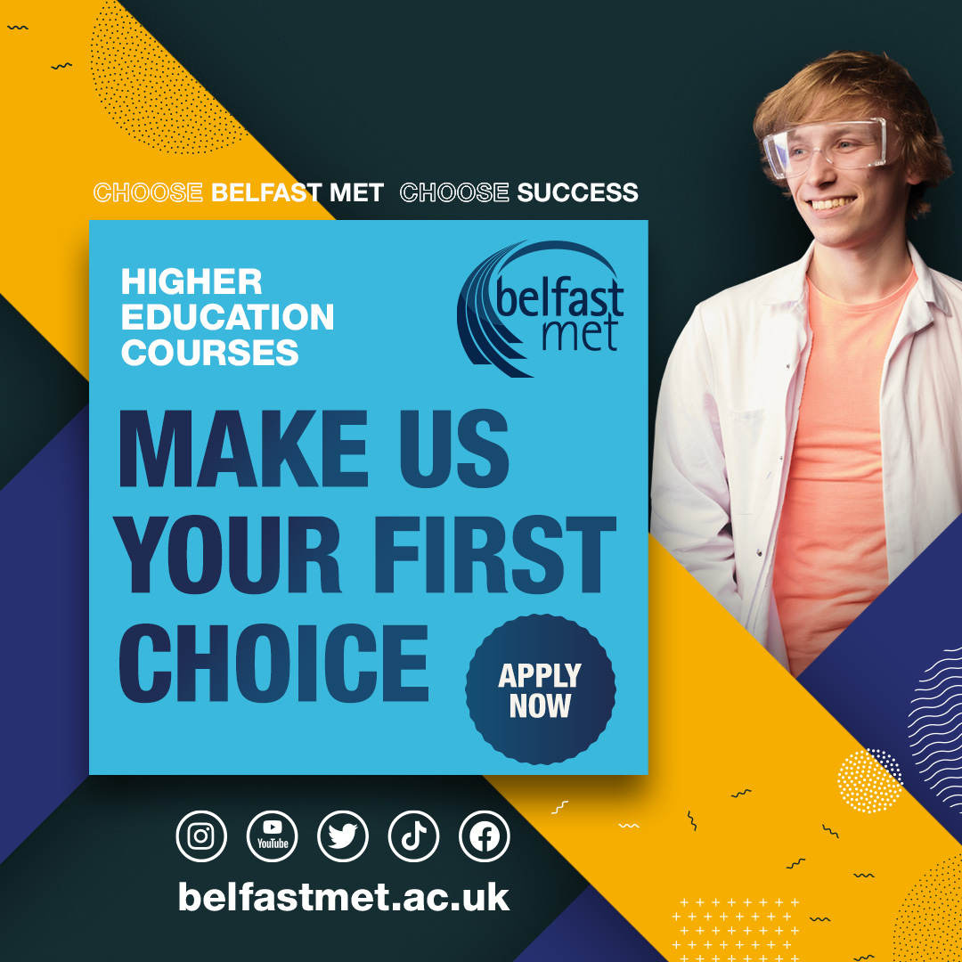 Our Higher Education applications are open!✔️ Visit our website to discover the fantastic courses we have on offer: ow.ly/36ly50QrgGq #MakeUsYourFirstChoice