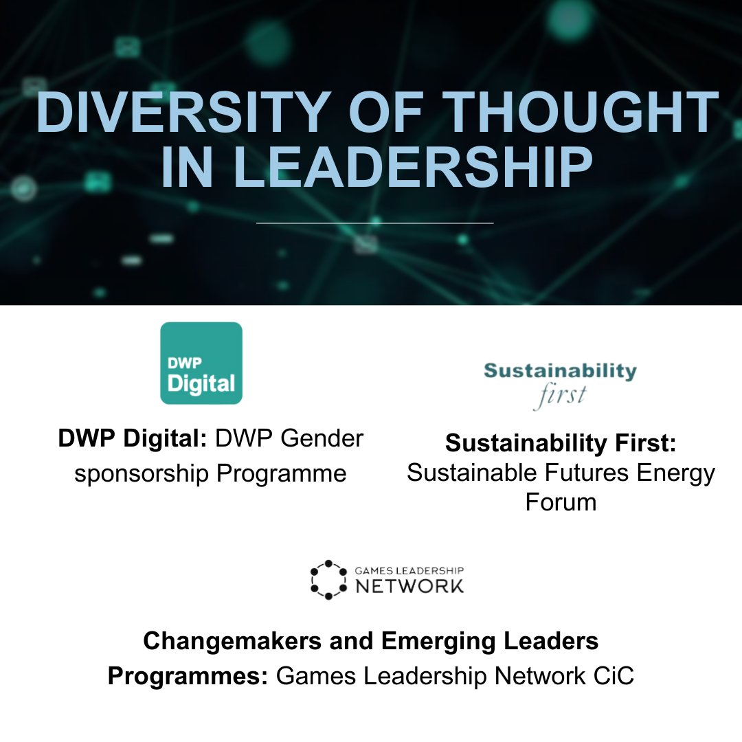 The next category is Diversity of Thought in Leadership Presenting the award is, George Unsworth Founder Mortar Works on behalf of @SalfordCouncil The 3 finalists are: @DWPDigital @SustainFirst @GLNetworking #DigiLeaders #ImpactAwards