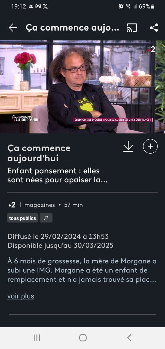 Pot47234270's tweet photo. @CaCommenceAuj 

Bonjour 
Les replays des émissions ne sont pas accessibles sur la plate-forme France télévision ou alors c'est une émission différente de celle annoncée. Pour le replay d'aujourd'hui c'est pareil. Il y a vraiment un problème. Je l'ai signalé à France télévision https://t.co/pM0GcKdGXY