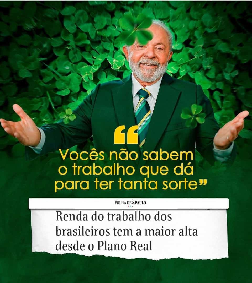 Clemesson10's tweet photo. #sorte #renda #planoreal #dignidade #obrasilfelizdenovo #governolula #fazol https://t.co/iSsdjVsj7B