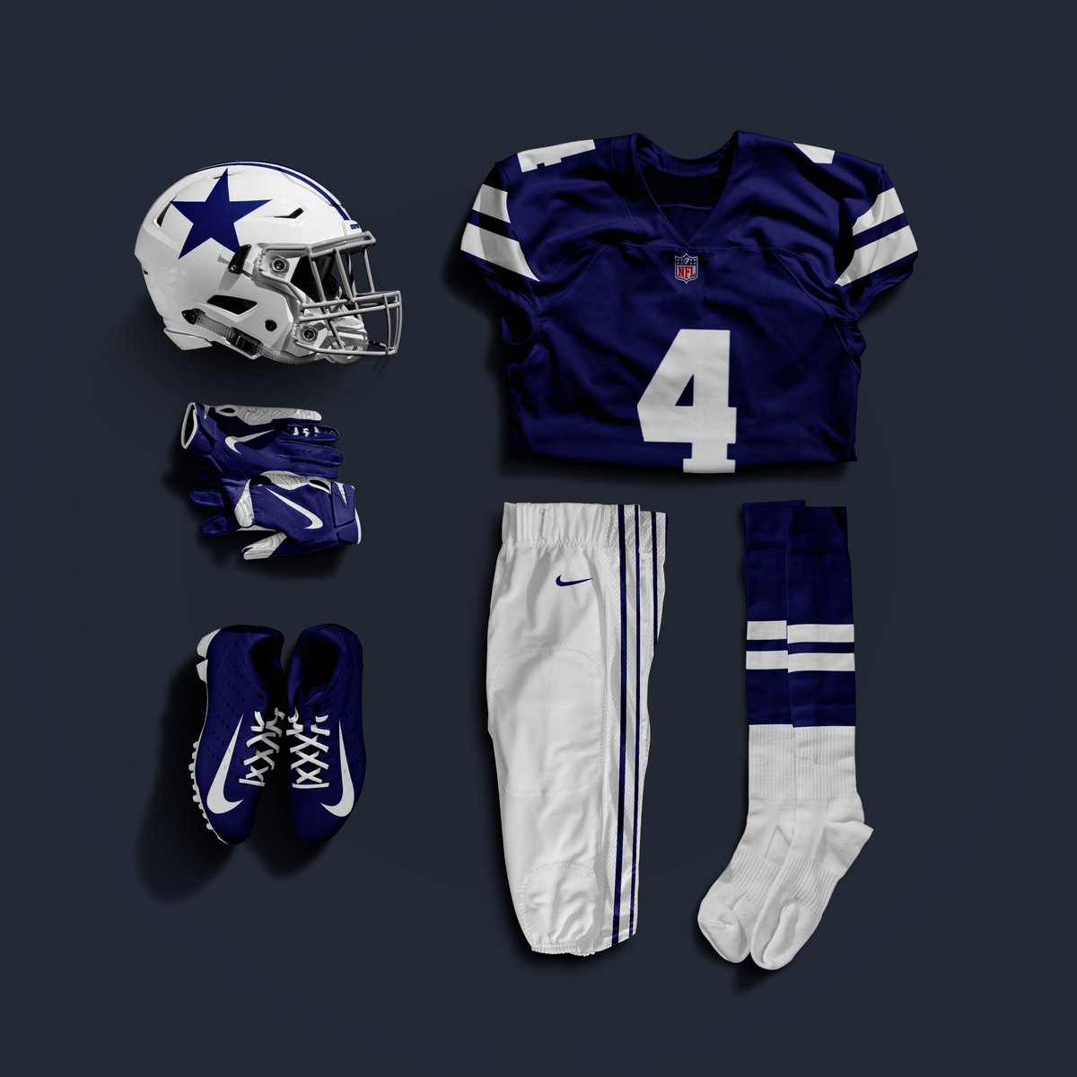 Dallas Cowboys combined uniform concept! - 1960s x 2020s