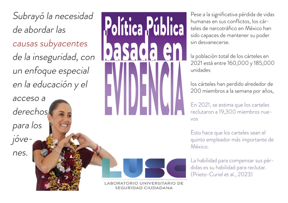 #CampañaElectoral2024
Propuestas en materia de seguridad