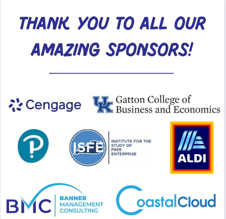 With Econ Games just around the corner, we want to extend one final shoutout to our phenomenal sponsors! Your unwavering support fuels our excitement and anticipation for the big event next week. Thank you for all that you do to make Econ Games possible!