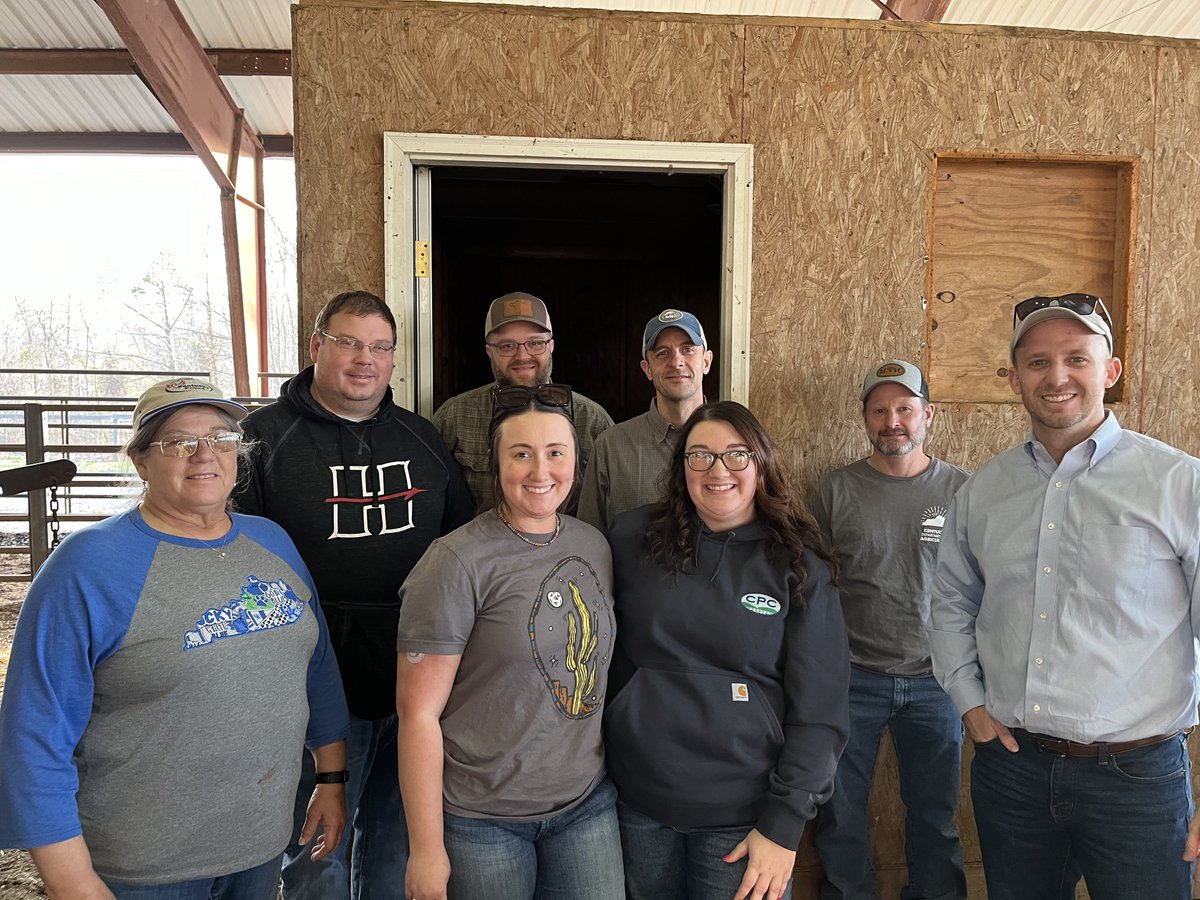 KYAgCommish's tweet photo. Our @kentuckyag Shows &amp; Fairs team hustled in Laurel County this week, ensuring our exhibitors are set for the show season ahead. From tagging animals to collecting DNA samples and paperwork, we're building a solid foundation for seamless District Shows. https://t.co/gmP2qpHysP