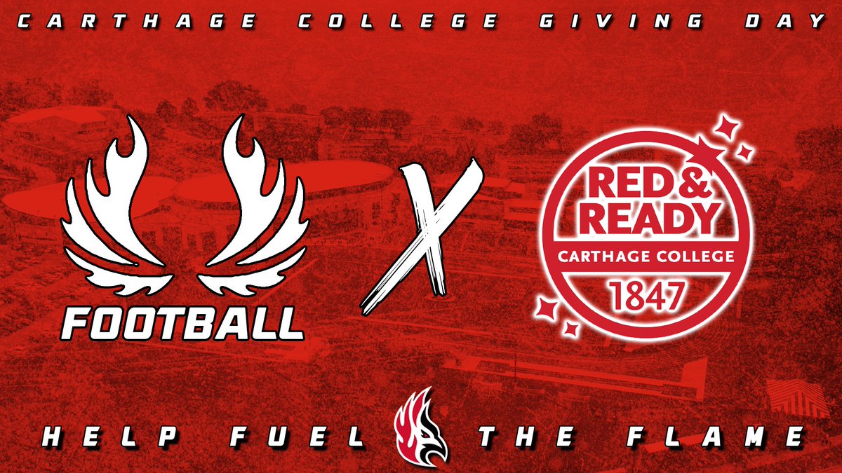 Join us for Red Giving Day today!!! #ForAllTheBirds #FIRE givingday.carthage.edu/pages/social-m…