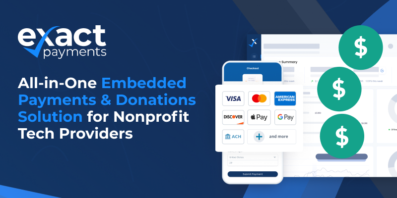zachonomics's tweet photo. At @Exact_Payments, we want to help #nonprofits make a positive impact... and part of helping their mission is making sure they have the proper tools to receive donations and provide payments. Check out our site to learn more about our #EmbeddedPayments and #DonationsSolution. https://t.co/D8hmtOmMAf