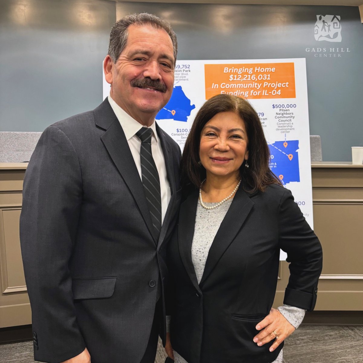 Gads Hill Center (@gadshillcenter) on Twitter photo Big news for #BrightonPark! 🎉 <a href="/RepChuyGarcia/">Congressman Chuy GarcĂa</a> has secured $500K toward an expansion and renovation of GHC's Brighton Park location that will create a more accessible and safer space for our education programs & youth services. A brighter future is on the horizon!  #Chicago Big news for #BrightonPark! 🎉 <a href="/RepChuyGarcia/">Congressman Chuy GarcĂa</a> has secured $500K toward an expansion and renovation of GHC's Brighton Park location that will create a more accessible and safer space for our education programs & youth services. A brighter future is on the horizon!  #Chicago