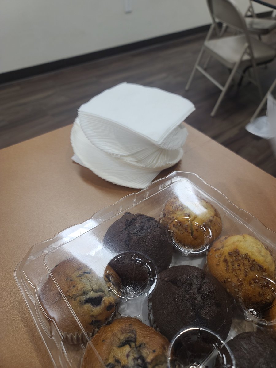 Muffins for breakfast? Yes, please! We had a great time providing muffins for our company!

#antoncabinetry #qualityindesign #morethanmillwork #funatwork #employeeappreciation #woodworking #architecturalmillwork #customcabinetry #skilledtrades #feelgoodfriday
