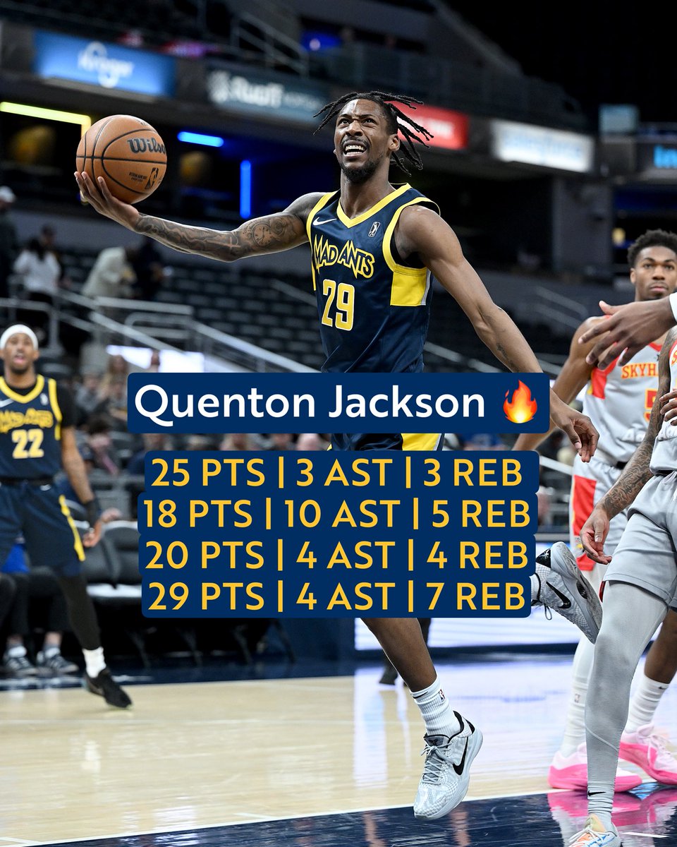 fiery first four games for Quenton Jackson 🔥