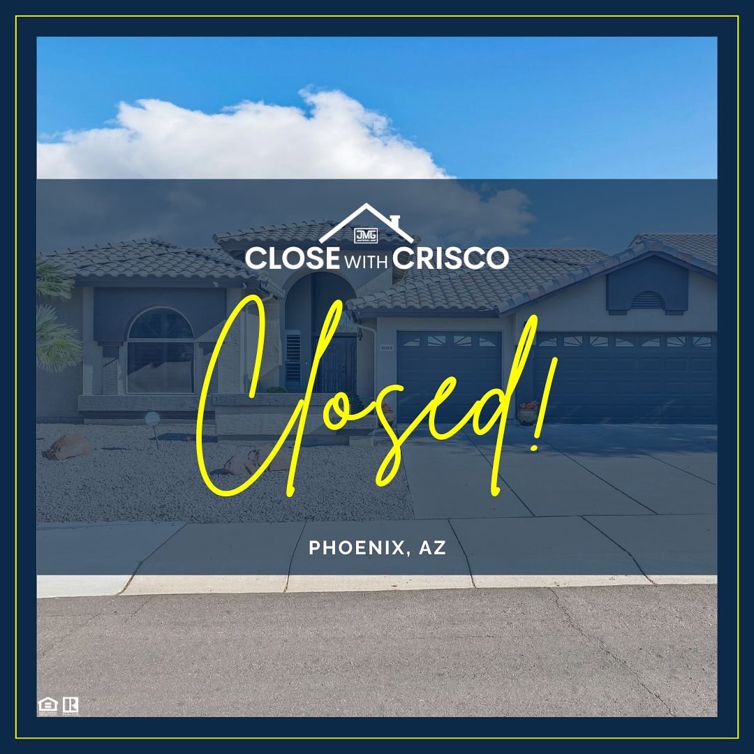 CRISCOKIDD's tweet photo. House 3 in our four-way contingency has closed and my clients are moved in!
Congratulations Frank & Ana, it was a pleasure to represent you on both of your transactions & helping you find the perfect house for the next chapter.
#closewithcrisco #azrealtor https://t.co/uZ14n0GKBq