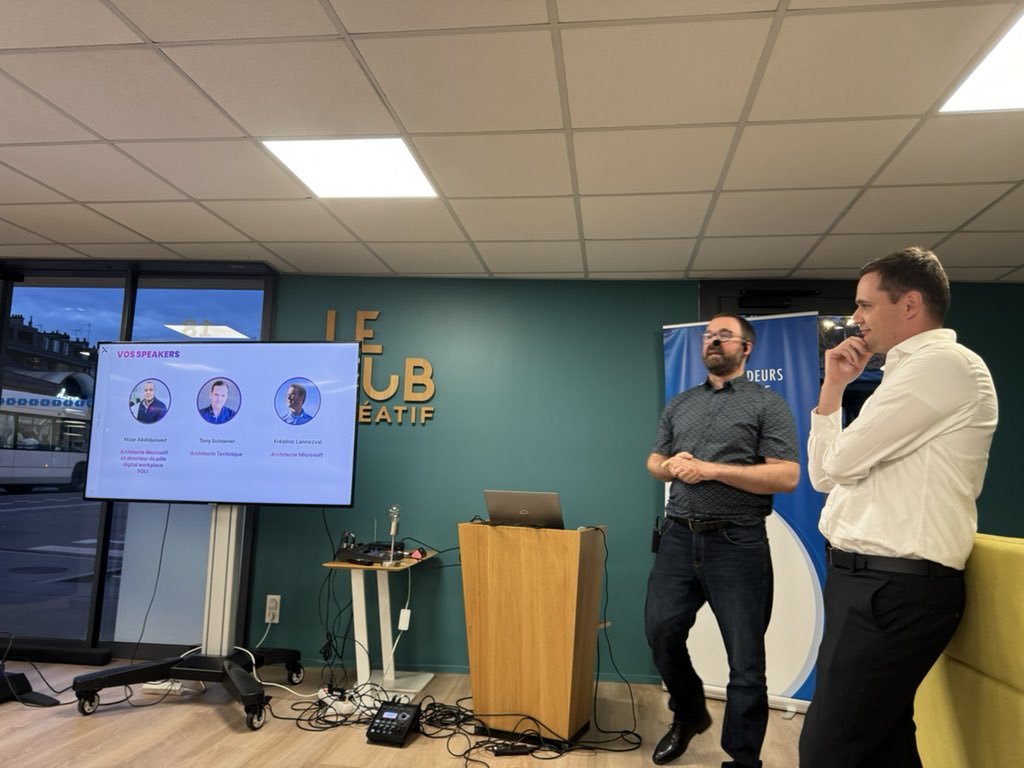 Soruk's tweet image. Et ça commence le #MUG de @codeursenseine  sur le sujet de #ia #copilot par les speakers de @SQLI_FR