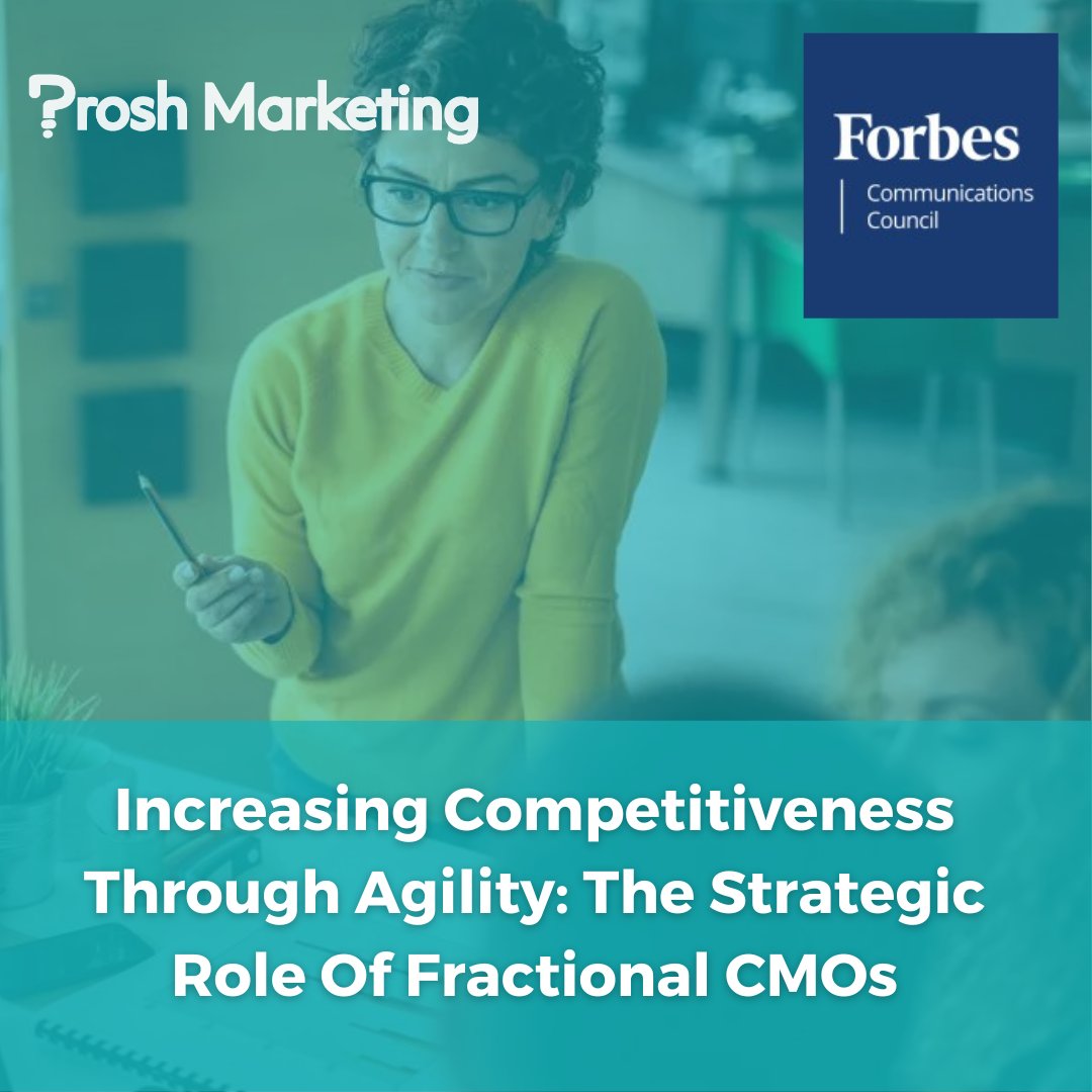 Gain a competitive edge with agility!
Check out this latest article to discover how Fractional Chief Marketing Officers (FCMOs) are providing a competitive edge for businesses through agility. 💼💡
forbes.com/sites/forbesco…