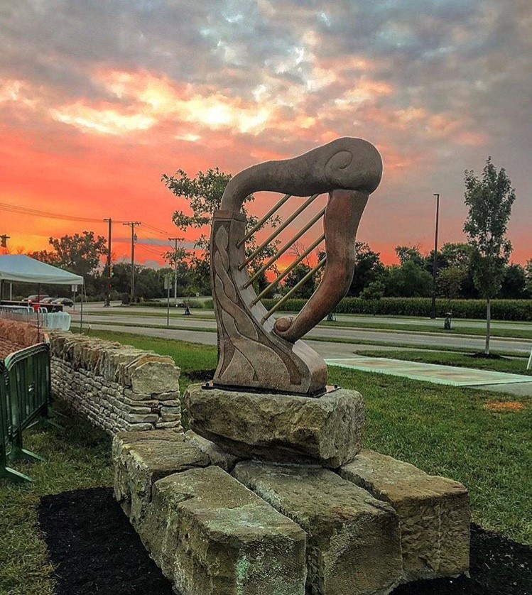 VisitDublinOhio's tweet photo. Did you know Ireland's national symbol is a harp? 🇮🇪 

Discover Dublin's tribute to this iconic instrument at Coffman Park!☘ https://t.co/YZGMowPR33