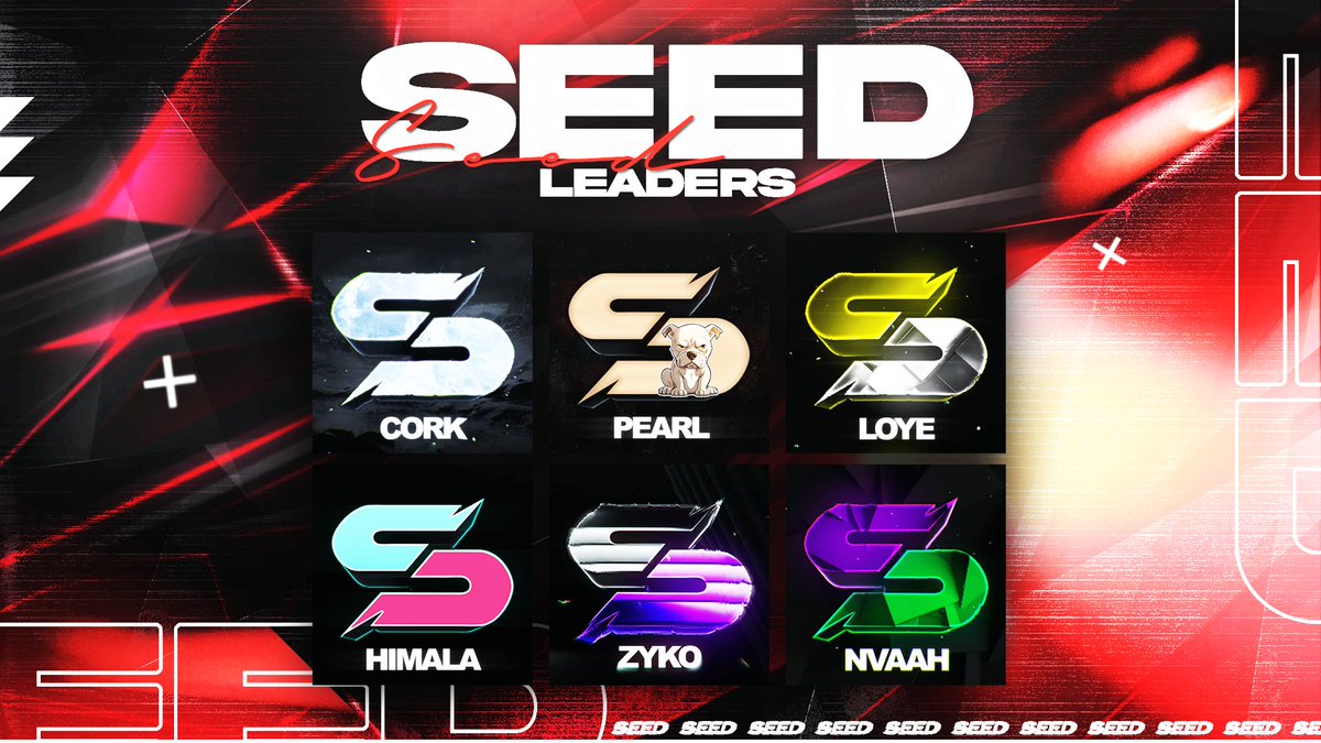 Seed Official Lead Roster 2024 :

Overall Leader / Founder <a href="/SeedPearlx/">Seed Pearl</a> 
Overall Leader / Founder <a href="/TehCork/">Seed Cork</a> 
International Leader <a href="/itsHimala/">Seed Himala</a> 
Killfeed Leader <a href="/ZykoFFA/">Seed Zyko</a>
Trickshot Leader @ImLoye38422 
Co Leader <a href="/xNvaah/">uʌɐɐɥ</a>
