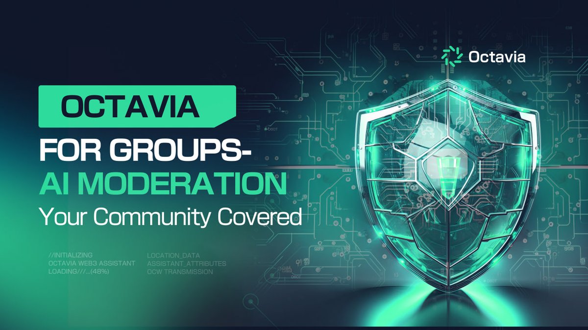 Exciting times ahead! 🚀 

With the increasing adoption of the Octavia Moderation Model, we're revolutionizing Discord and Telegram group moderation. 💯

Stay tuned for major updates that will make managing communities smoother and more secure.

#AI #CommunityManagement