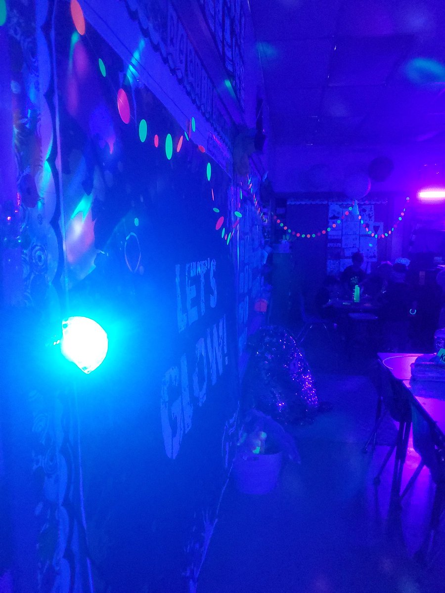 It's Glow Day, the 120th day of school <a href="/ErieviewEagles/">Erieview Eagles</a> in the first grade classes!